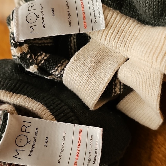 Mori 100% Organic Cotton Knit Romper And Overall 3-6 months - Picture 6 of 6